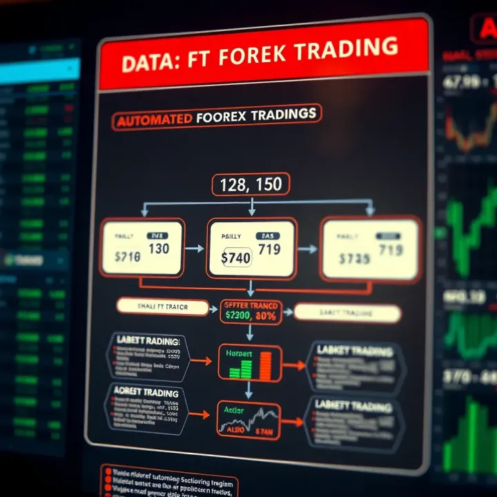 Flowchart illustrating how automated forex trading systems analyze market data