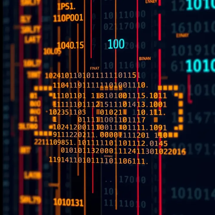 Role of Binary Code in Digital Communication Systems Visual representation of binary code data transmission in digital communication systems