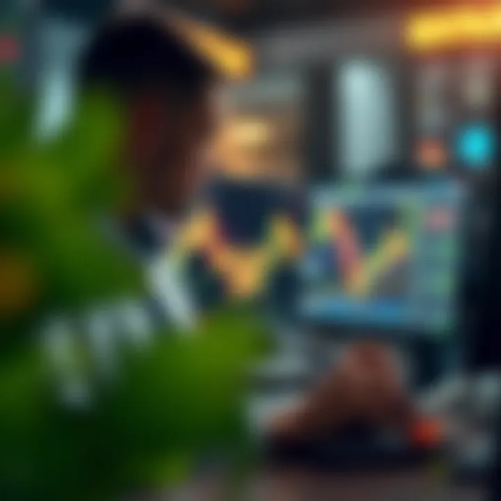 Conceptual illustration of risk management strategies and forex broker selection relevant to South African market