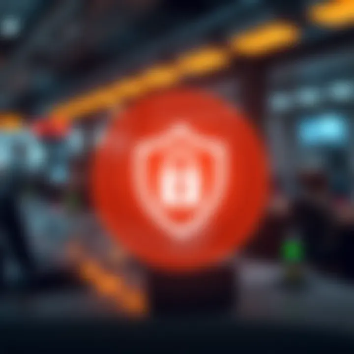 Visual representation of security protocols protecting digital payments in a binary cashier platform