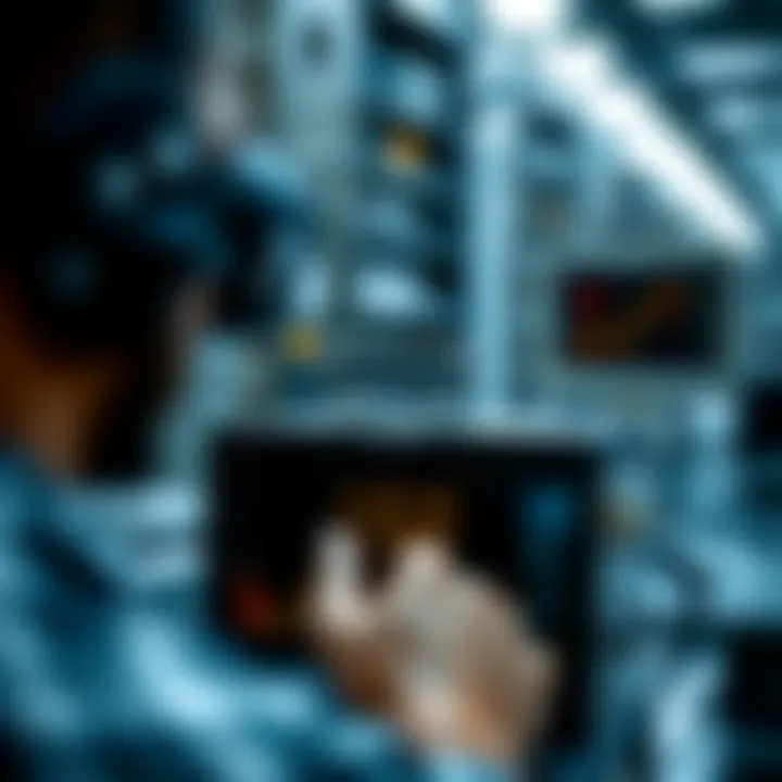 Applications of Binary Code Readers in Different Industries Illustration of various applications of binary code readers in computing, manufacturing, and telecommunications