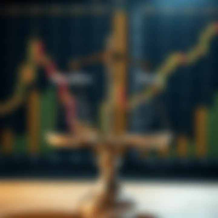 Balancing Benefits and Risks in Binary Options Illustration of a balanced scale representing benefits and risks in trading