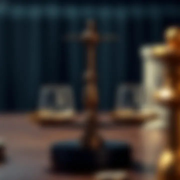 Weighing Legal Factors and Risks in South African Binary Options Trading Balance scale illustrating legal considerations and risks in trading