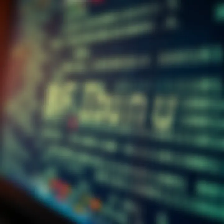 Computer interface displaying text conversion into binary numbers