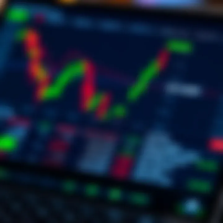 Screenshot of a forex trading app interface showing currency charts and trading options