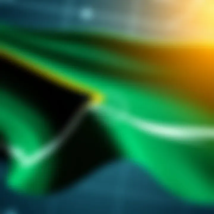 South African flag with financial icons representing regulation, fees, and trading tools