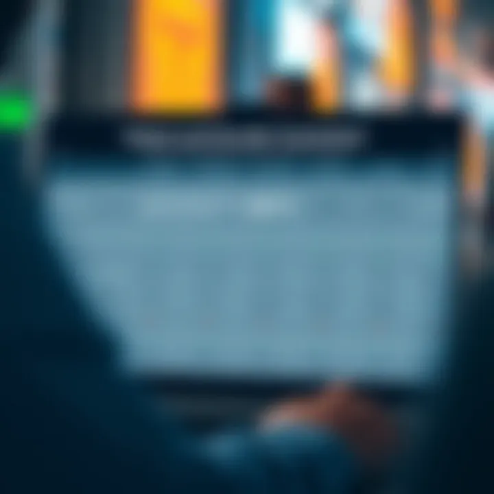 Comparison chart highlighting features and security aspects of popular forex trading apps in South Africa