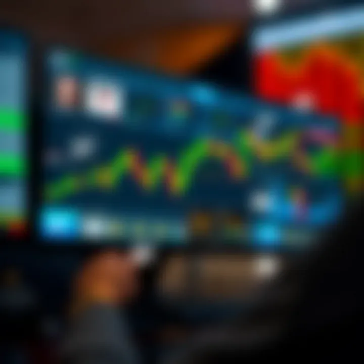 Illustration of risk management concepts with trading strategy elements and regulatory icons