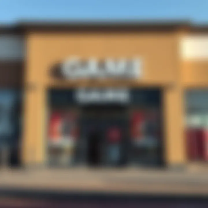 Exterior view of a Game store in the Cresta shopping centre with clear signage