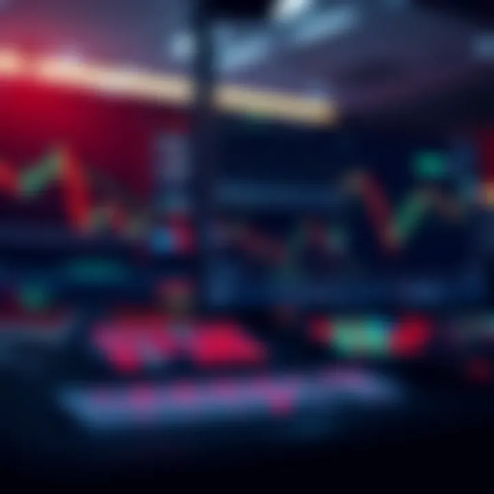 Overview of a Modern Forex Trading Platform Interface Illustration of a digital forex trading platform with charts and data analytics
