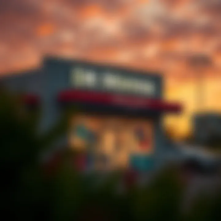 Exterior view of Dr Moosa clinic in Grassy Park at sunset with clear signage