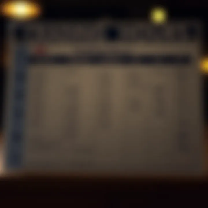 Calendar highlighting holiday dates and weekend closures