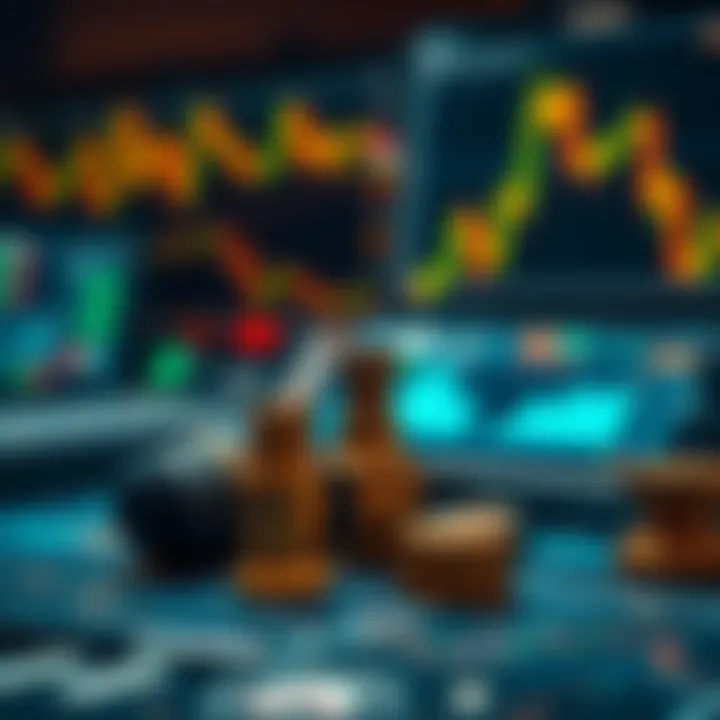 Illustration of risk management tools and trading psychology concepts