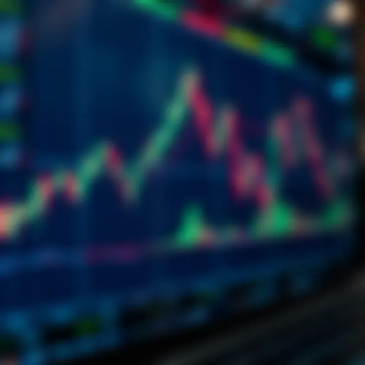 Illustration of forex market charts showing currency pairs and trading signals