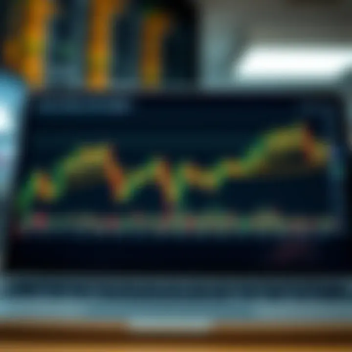 Digital chart highlighting essential forex trading concepts and strategies