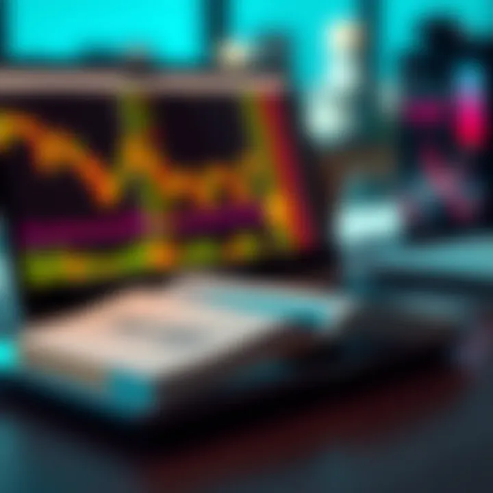 Collection of free PDF trading guides and resources on a digital device