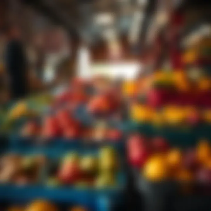 Seasonal Produce Availability in Somerset West Markets Colorful crates of seasonal produce arranged neatly at a local Somerset West trading spot
