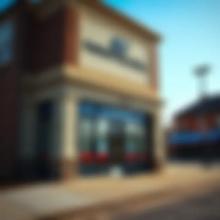 Exterior view of the Hatfield Post Office building with clear signage