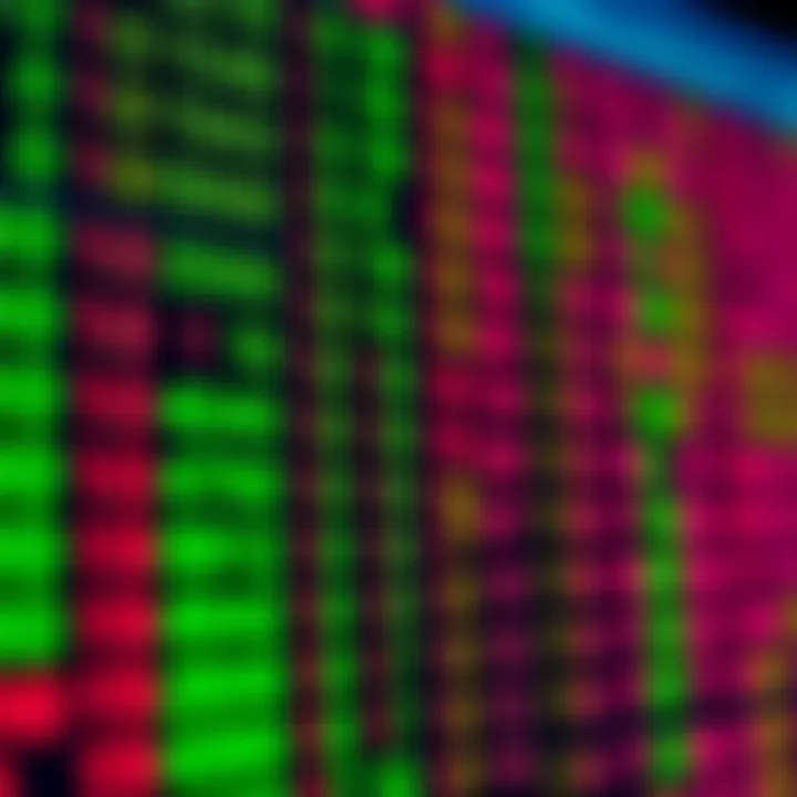 Colorful chart illustrating hexadecimal digits matched to their binary equivalents