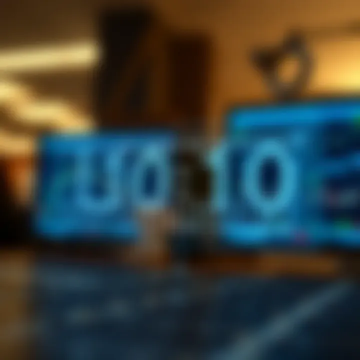 Diagram demonstrating conversion from a hex number to binary using a visual mapping technique