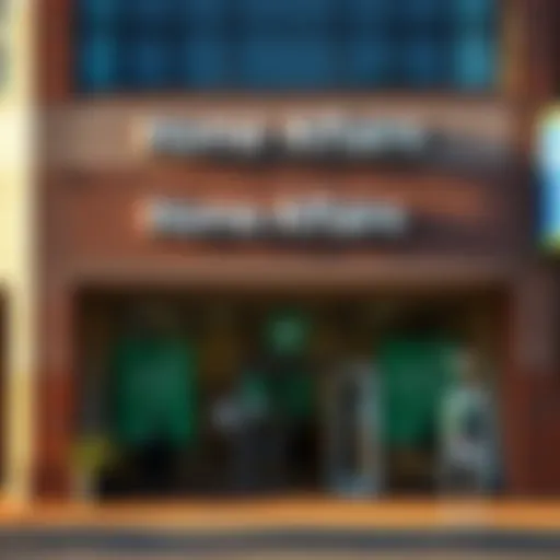 Exterior view of the Home Affairs office in Alberton showing the building entrance and signage