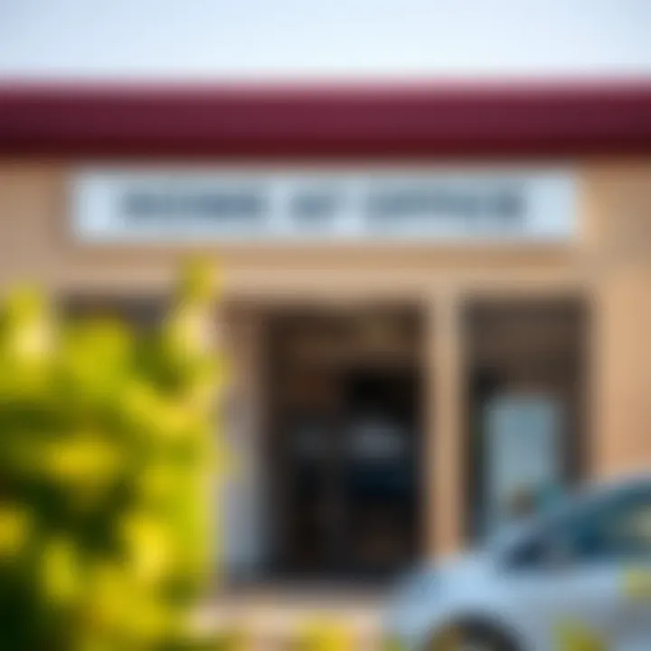 Exterior view of Home Affairs office building in Akasia during daytime with clear signage