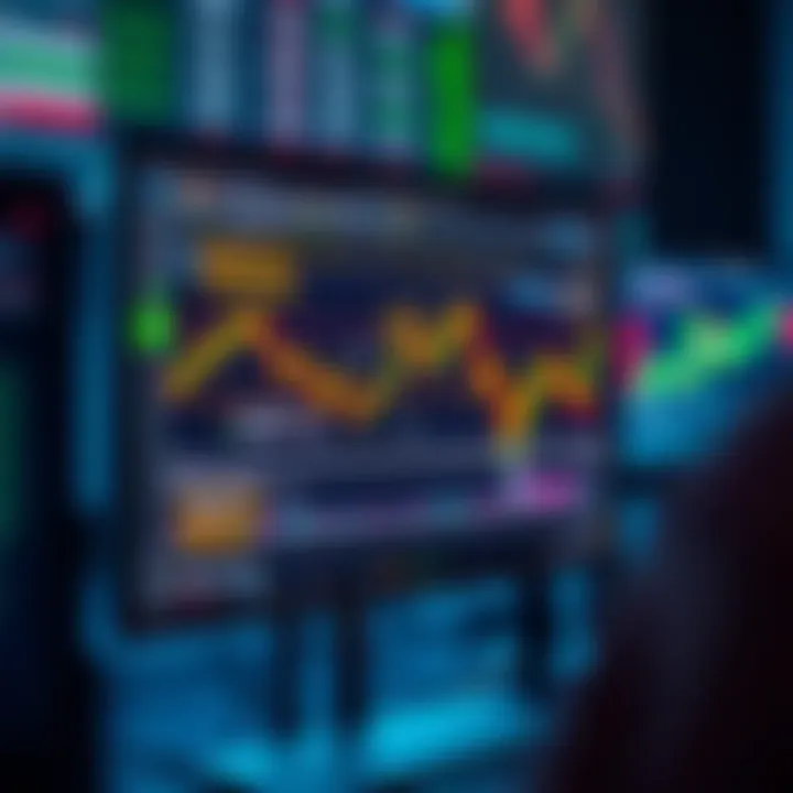 Learning Forex Trading Through Video Tutorials A computer screen displaying a forex trading video tutorial with highlighted key points