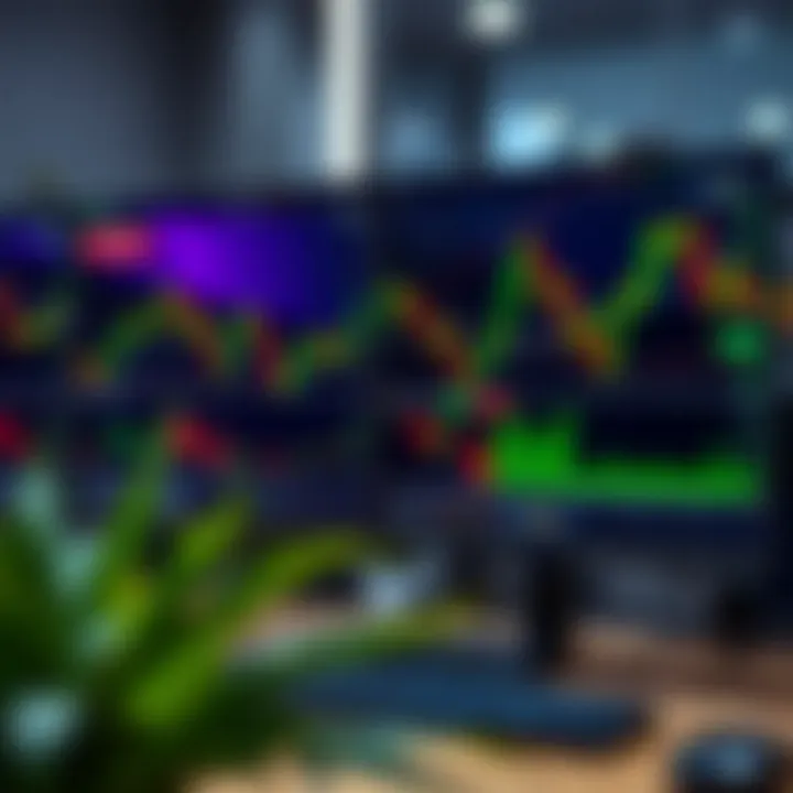 Overview of different forex trading systems with charts and indicators on computer screen