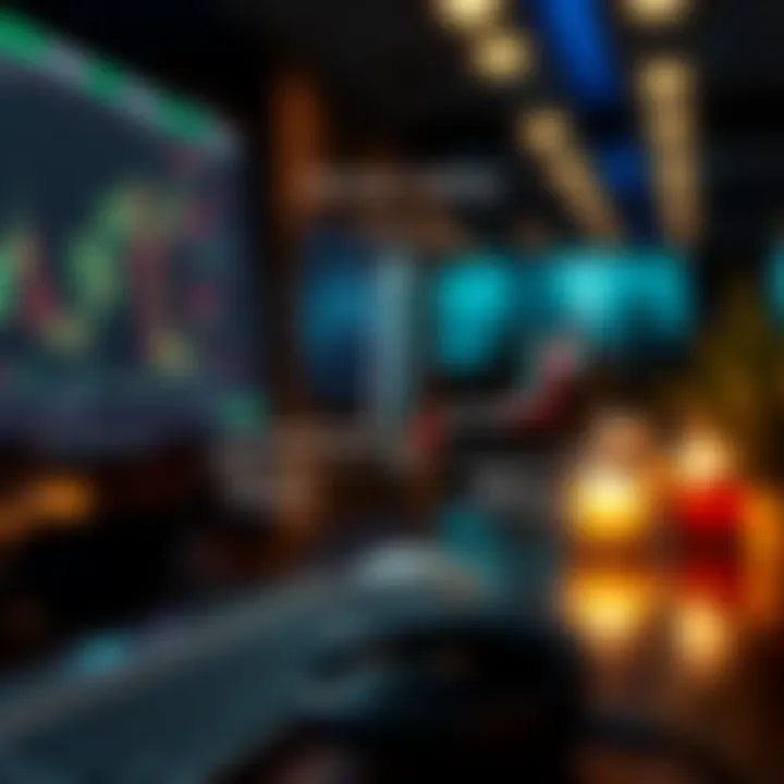 Diagram illustrating the transition from demo trading to live binary trading with growth and confidence indicators