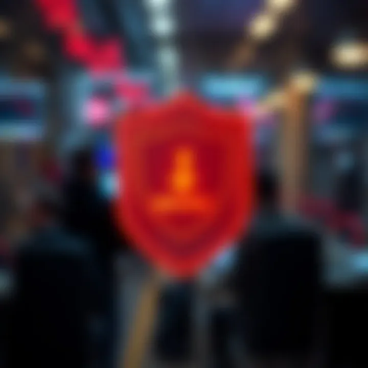 Secure Access to Forex Trading Video Resources Secure download icon with a shield symbol representing safe access to educational forex trading videos