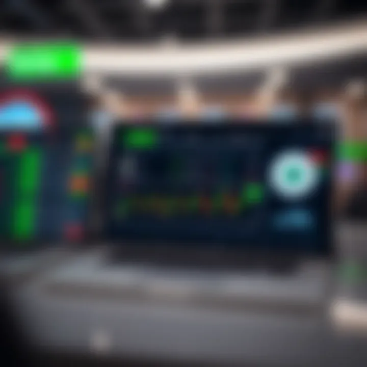 Visual representation of Shariah-compliant forex trading platforms showing currency exchange and Islamic compliance icons