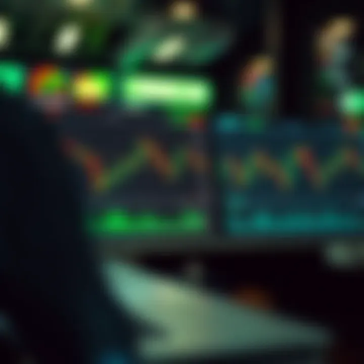 Technology Behind Automated Binary Options Trading Conceptual illustration of automated binary options trading with digital interface and financial charts