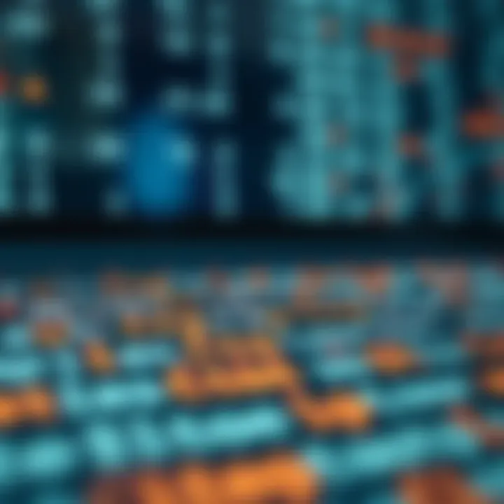 Visual representation of character encoding standards mapping binary values to symbols