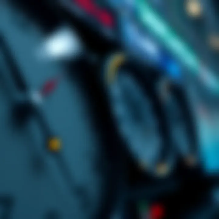 Clock faces representing different time zones with overlapping forex market hours