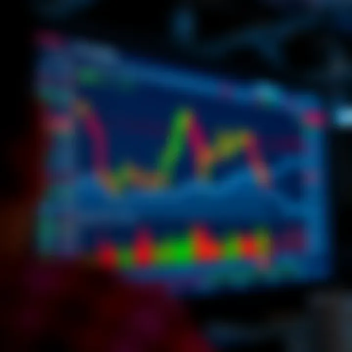 Digital interface displaying live forex trading charts and currency pairs in real time