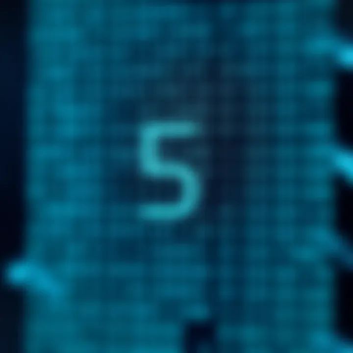 Diagram showing the binary representation of a decimal number with highlighted bits