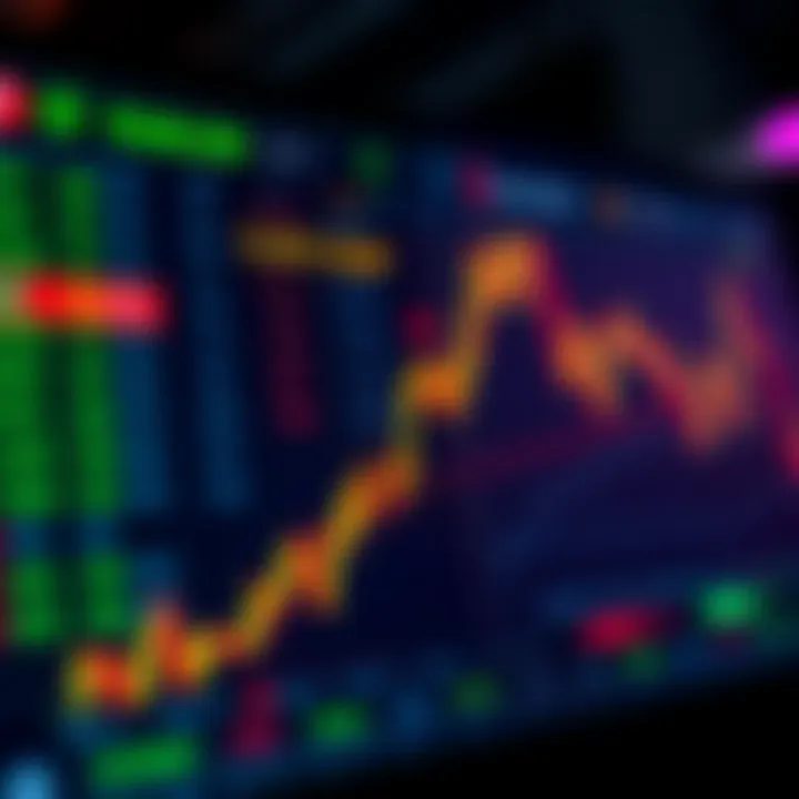 Illustration of a trading platform interface displaying currency pairs, balance, and trading options