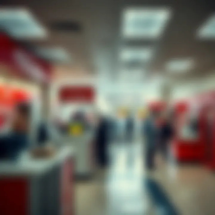 Interior of Wilro Park Post Office showing service counters and postal staff assisting customers