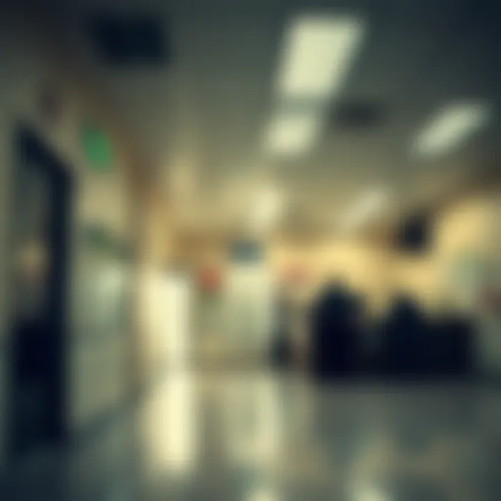 Customer service area inside the Winkelspruit Licensing Department with counters and informational posters