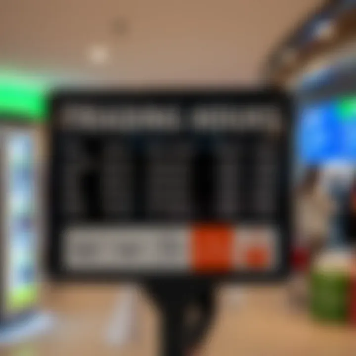 Trading Hours and Visitor Information Signage Informational signage displaying trading hours and visitor guidelines at Woodmead Factory Shops