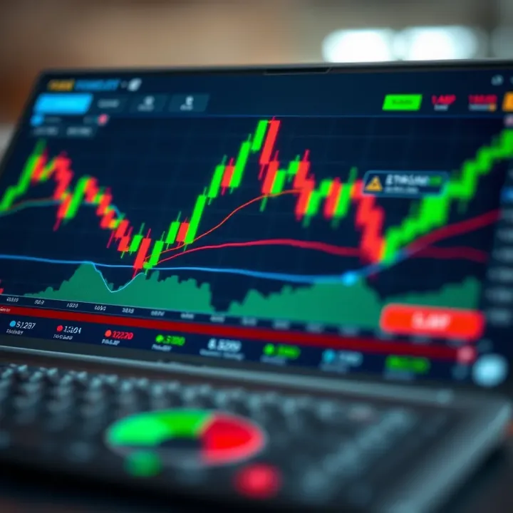 Understanding Leverage and Margin Calls in Forex Trading Illustration of leverage and margin call indicators on a forex trading platform interface