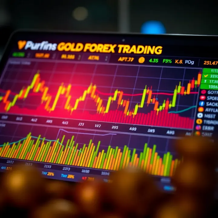 Chart depicting common strategies used in gold forex trading for South African investors