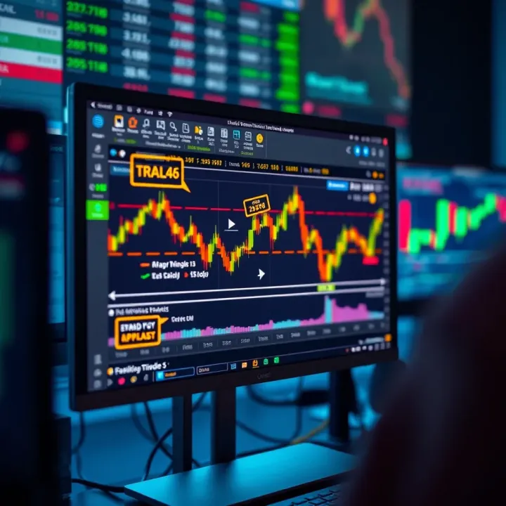 A computer screen displaying a forex trading video tutorial with highlighted key points