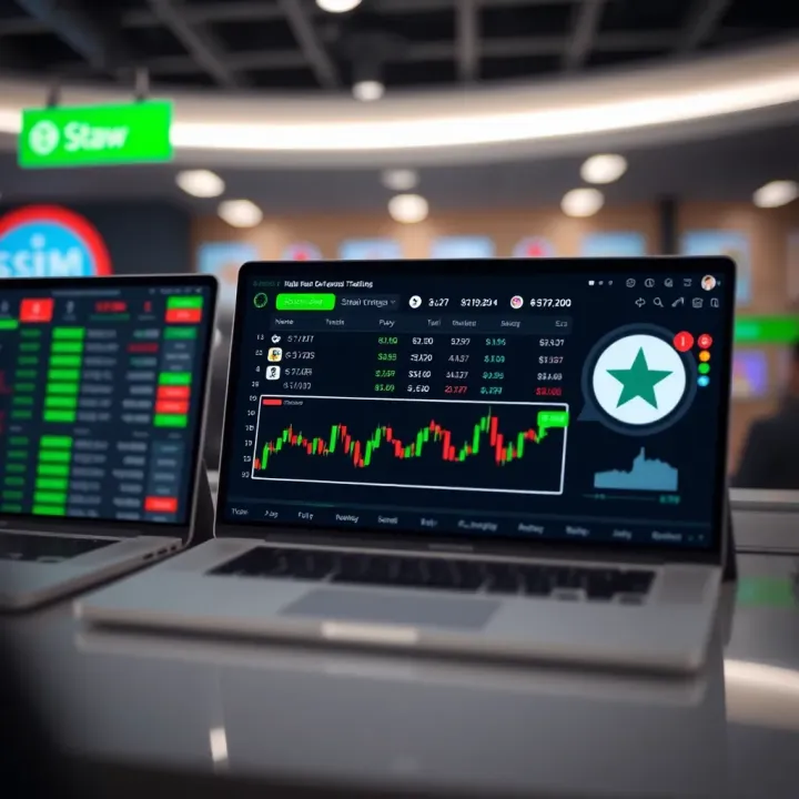 Visual representation of Shariah-compliant forex trading platforms showing currency exchange and Islamic compliance icons
