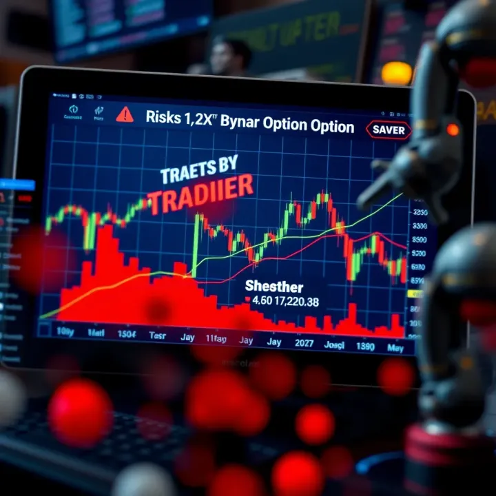 Evaluating the Advantages and Risks of Binary Option Robots Graph depicting risks and benefits of using automated binary trading tools