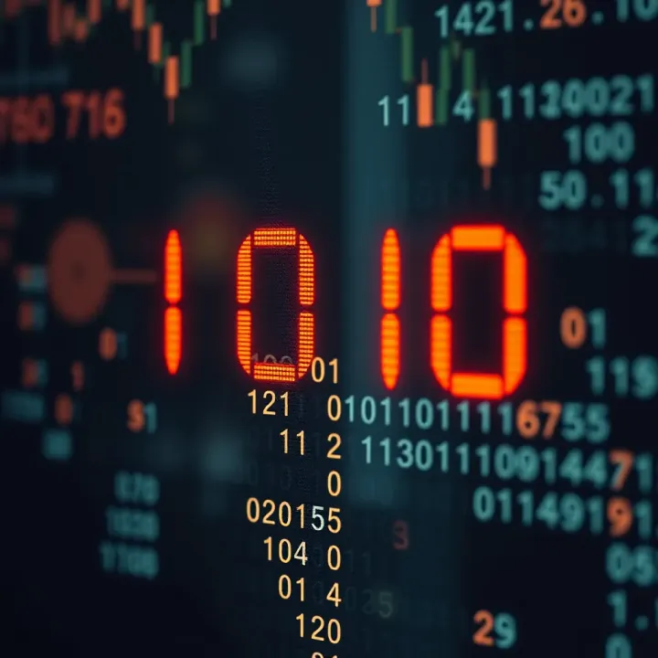 Binary Digits Representing Characters in Digital Communication Diagram illustrating binary digits representing characters in digital communication