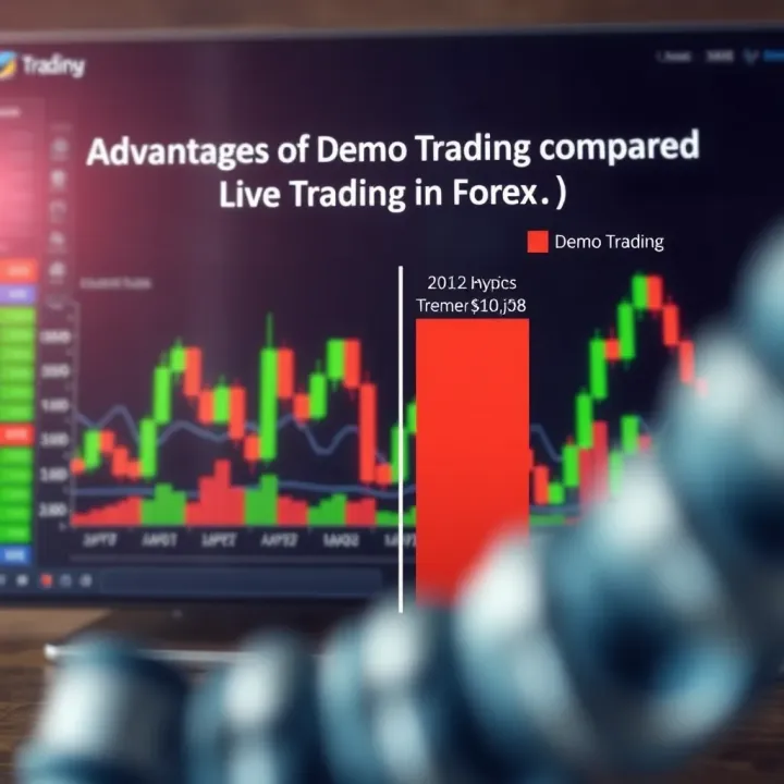 Comparative chart illustrating benefits of demo trading versus live trading for South African traders