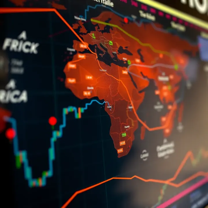 Global forex market sessions displayed on a world map with time zones