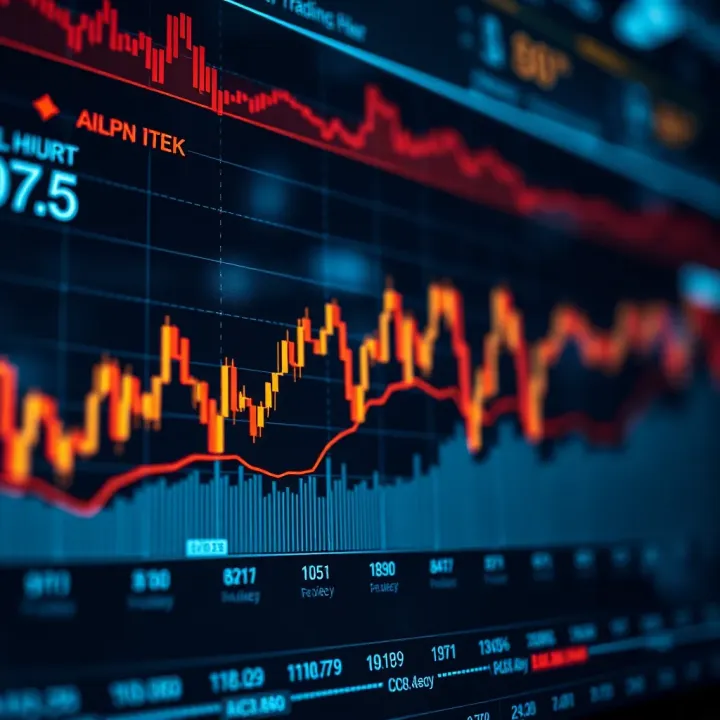 Chart showing peak forex trading hours in South Africa with activity variations