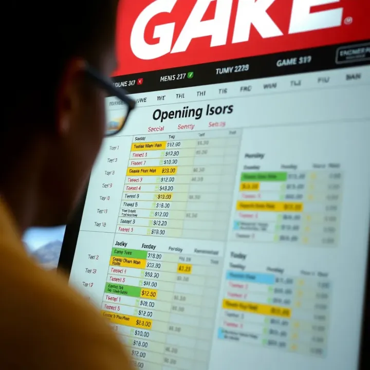 Calendar highlighting special dates and holidays affecting game store opening hours